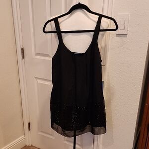 Simply Vera, Vera Wang Black Sequin Camisole M